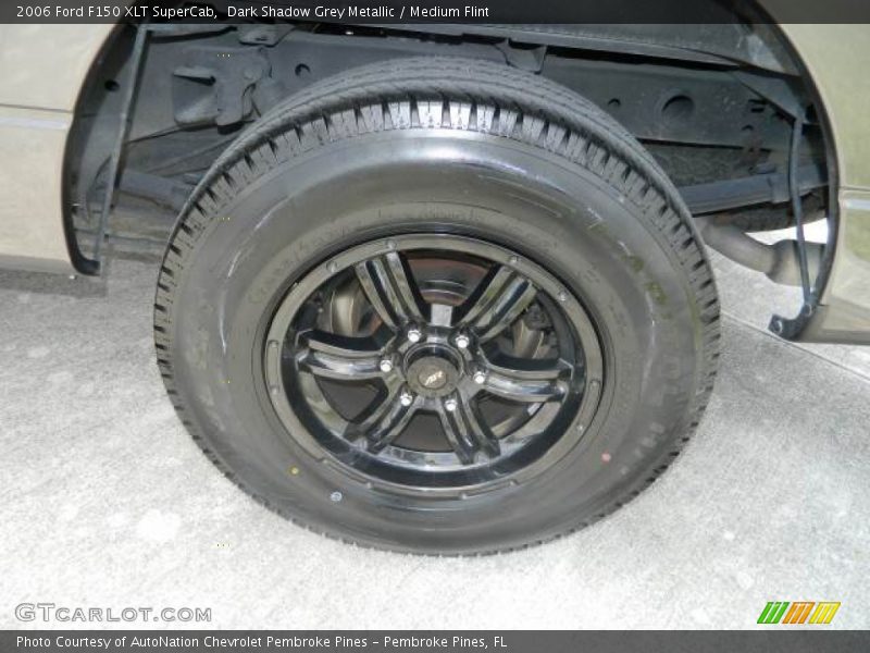 Dark Shadow Grey Metallic / Medium Flint 2006 Ford F150 XLT SuperCab