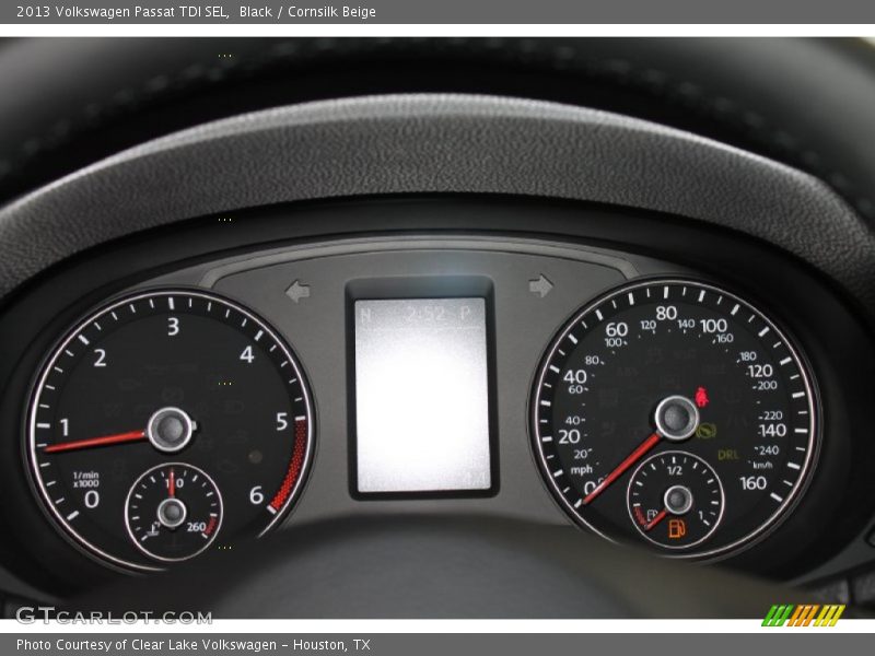 Black / Cornsilk Beige 2013 Volkswagen Passat TDI SEL