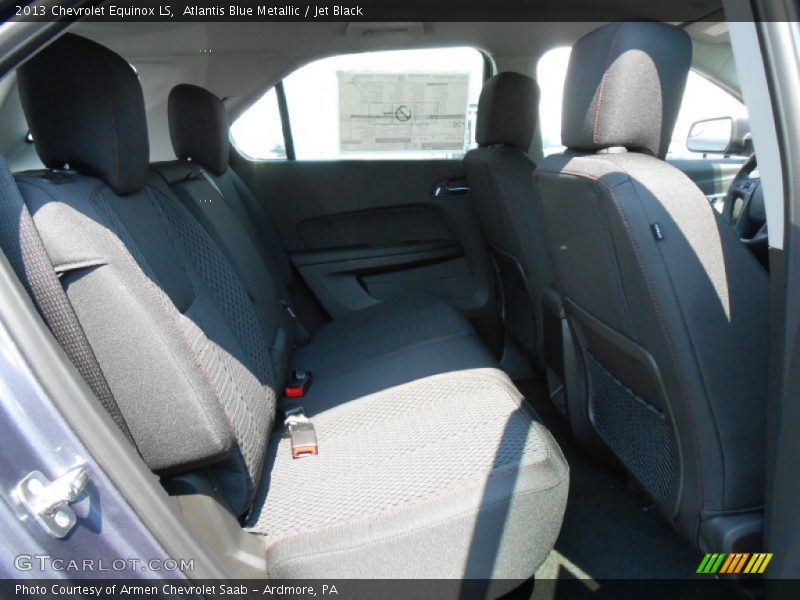 Atlantis Blue Metallic / Jet Black 2013 Chevrolet Equinox LS