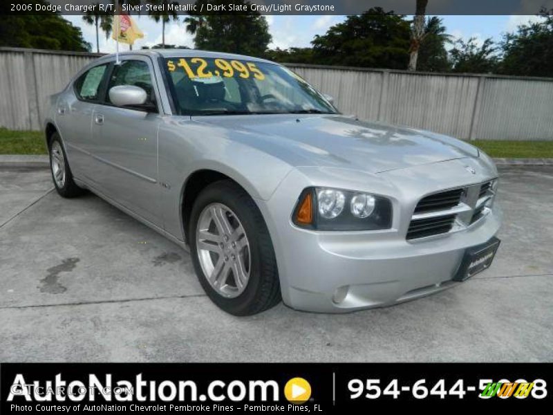 Silver Steel Metallic / Dark Slate Gray/Light Graystone 2006 Dodge Charger R/T