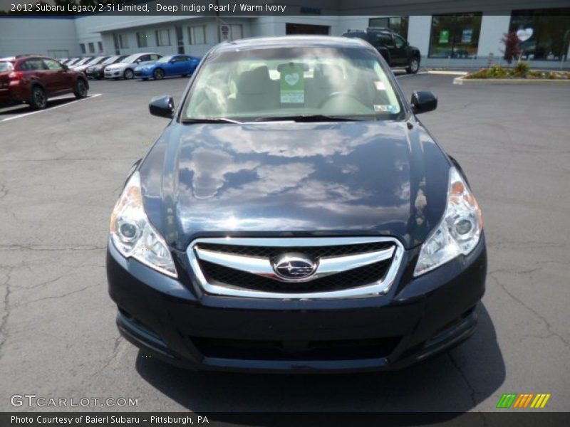 Deep Indigo Pearl / Warm Ivory 2012 Subaru Legacy 2.5i Limited