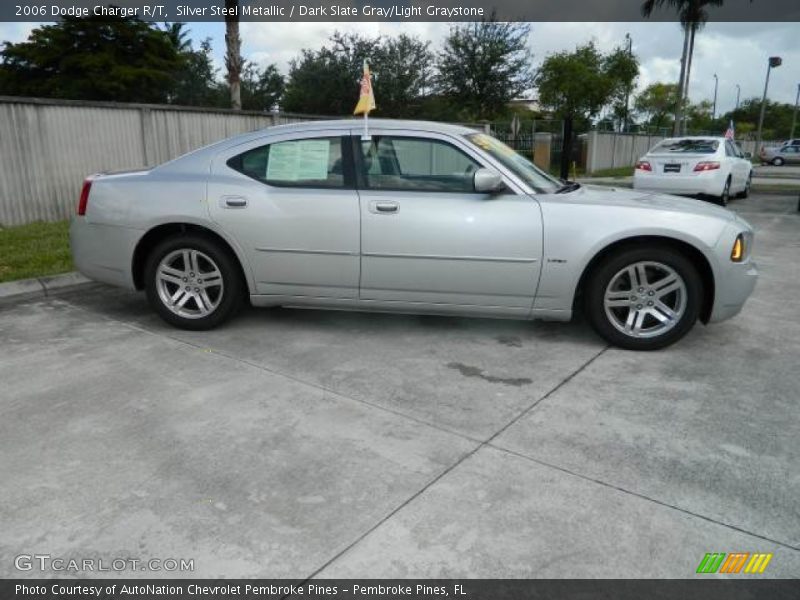 Silver Steel Metallic / Dark Slate Gray/Light Graystone 2006 Dodge Charger R/T