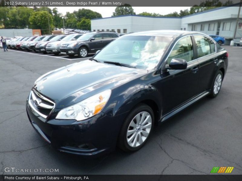 Deep Indigo Pearl / Warm Ivory 2012 Subaru Legacy 2.5i Limited