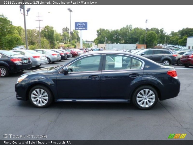 Deep Indigo Pearl / Warm Ivory 2012 Subaru Legacy 2.5i Limited