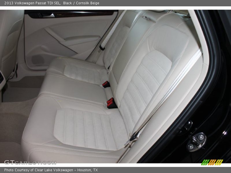 Black / Cornsilk Beige 2013 Volkswagen Passat TDI SEL