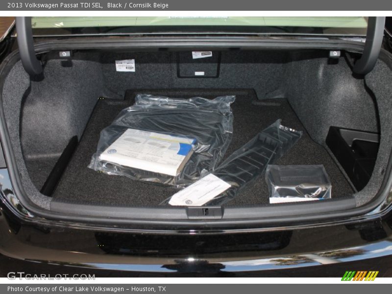 Black / Cornsilk Beige 2013 Volkswagen Passat TDI SEL