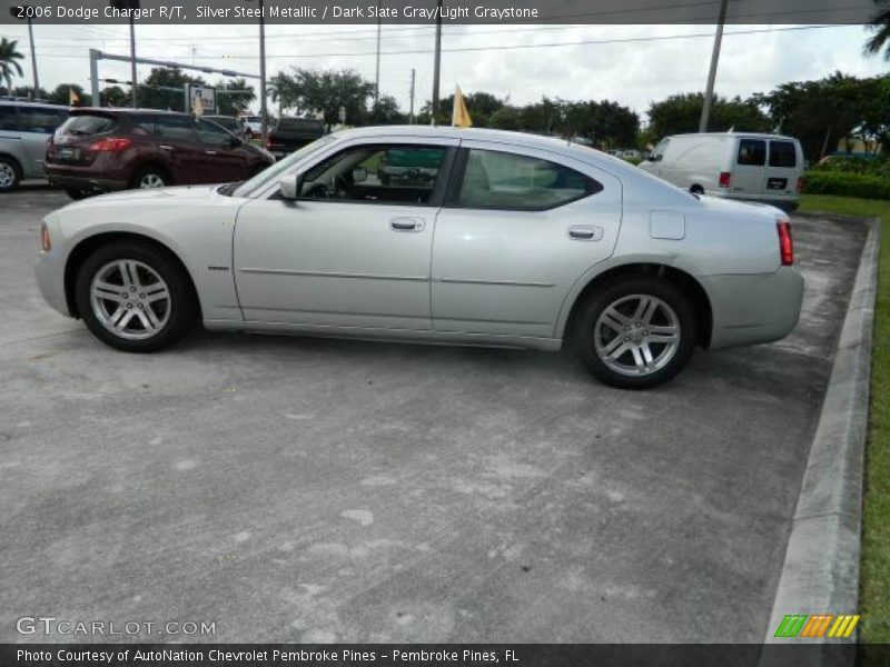 Silver Steel Metallic / Dark Slate Gray/Light Graystone 2006 Dodge Charger R/T