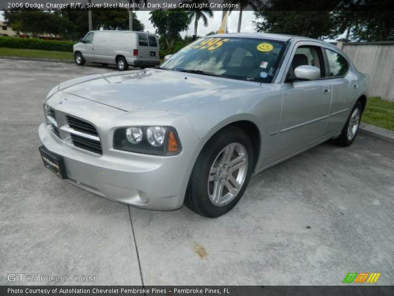 Silver Steel Metallic / Dark Slate Gray/Light Graystone 2006 Dodge Charger R/T