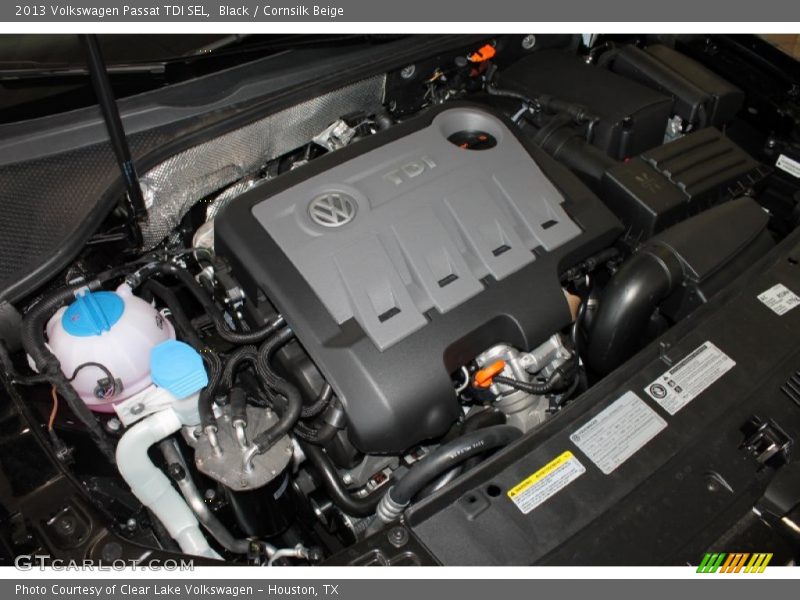 Black / Cornsilk Beige 2013 Volkswagen Passat TDI SEL