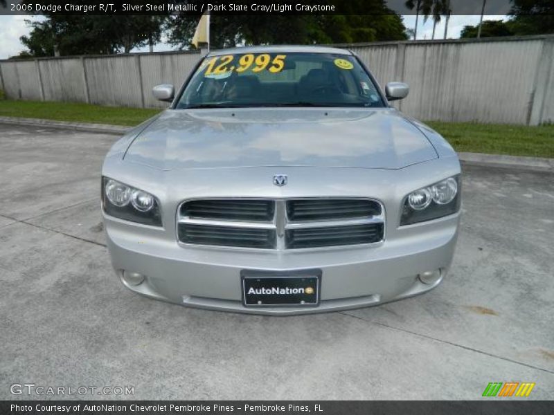 Silver Steel Metallic / Dark Slate Gray/Light Graystone 2006 Dodge Charger R/T