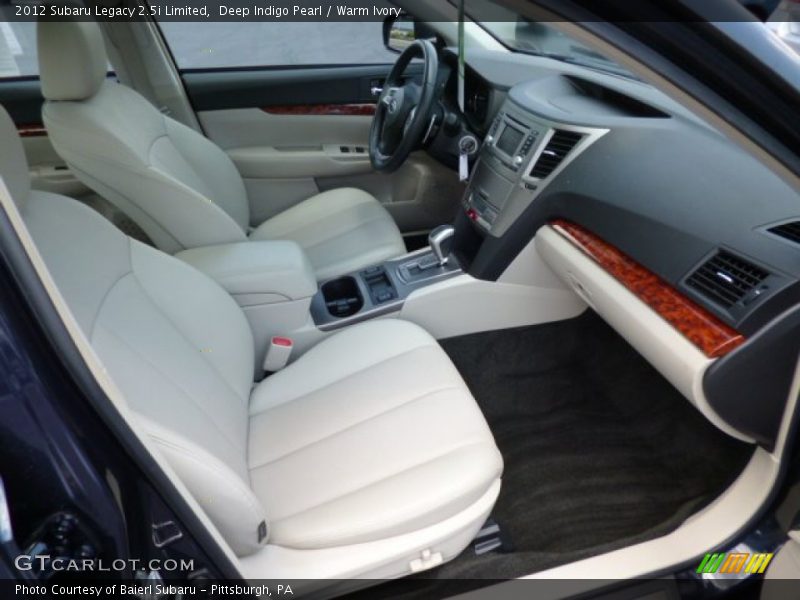 Deep Indigo Pearl / Warm Ivory 2012 Subaru Legacy 2.5i Limited