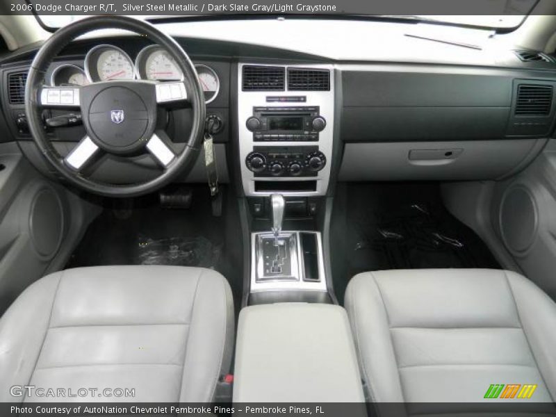 Silver Steel Metallic / Dark Slate Gray/Light Graystone 2006 Dodge Charger R/T