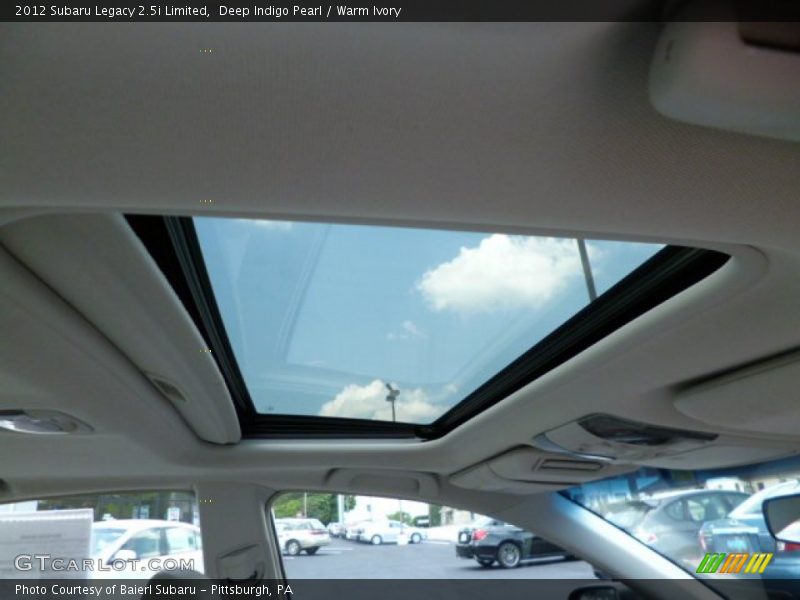 Deep Indigo Pearl / Warm Ivory 2012 Subaru Legacy 2.5i Limited