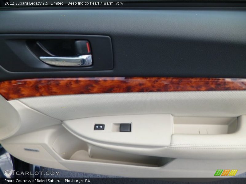 Deep Indigo Pearl / Warm Ivory 2012 Subaru Legacy 2.5i Limited