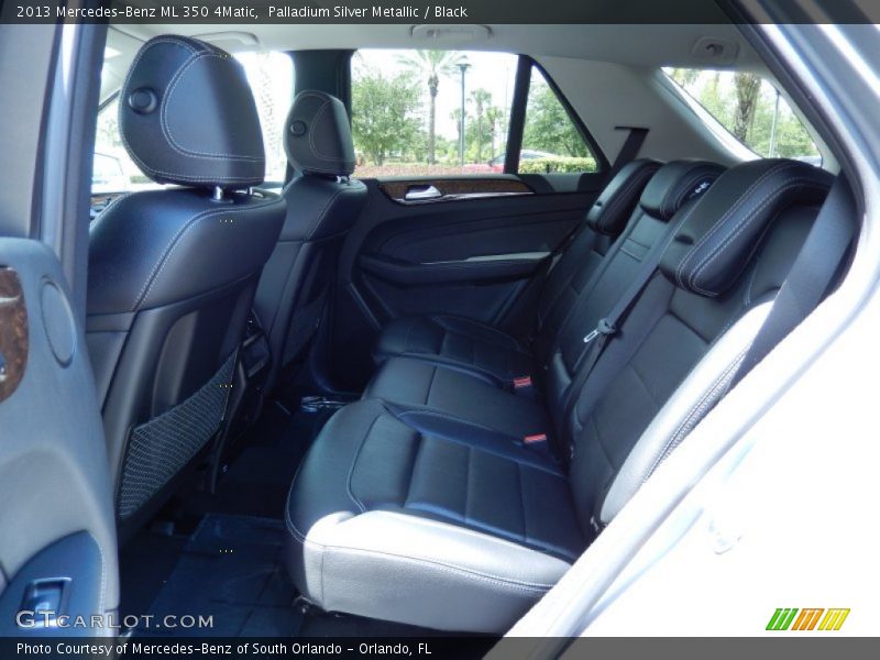 Palladium Silver Metallic / Black 2013 Mercedes-Benz ML 350 4Matic