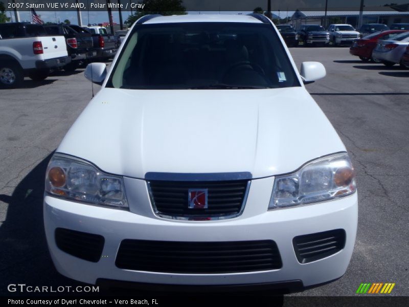 Polar White / Gray 2007 Saturn VUE V6 AWD