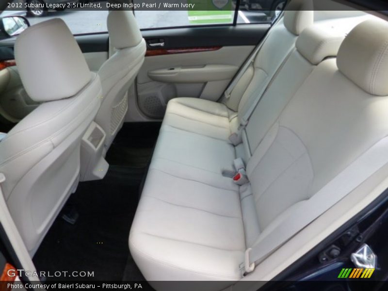 Deep Indigo Pearl / Warm Ivory 2012 Subaru Legacy 2.5i Limited