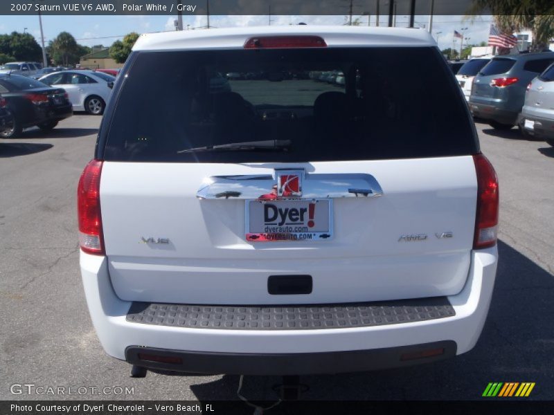 Polar White / Gray 2007 Saturn VUE V6 AWD