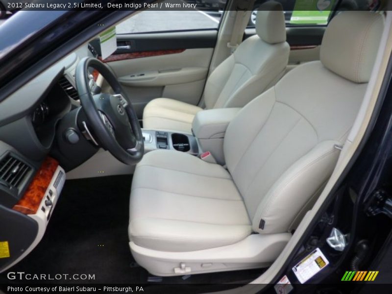 Deep Indigo Pearl / Warm Ivory 2012 Subaru Legacy 2.5i Limited