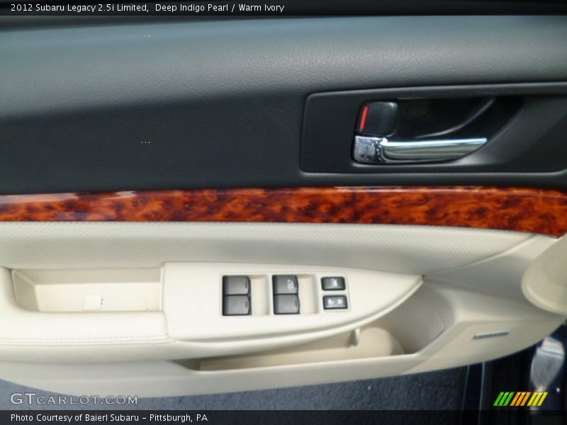 Deep Indigo Pearl / Warm Ivory 2012 Subaru Legacy 2.5i Limited