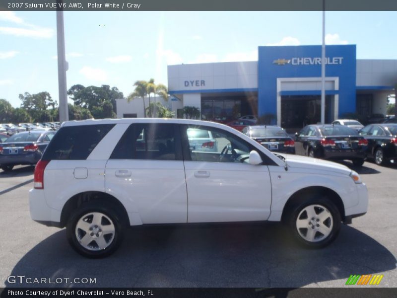Polar White / Gray 2007 Saturn VUE V6 AWD