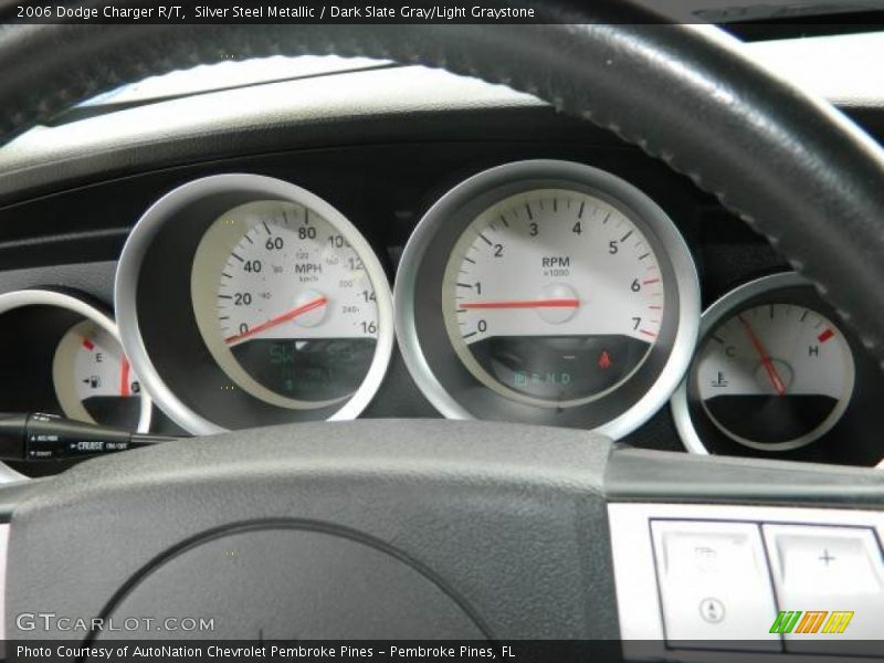 Silver Steel Metallic / Dark Slate Gray/Light Graystone 2006 Dodge Charger R/T