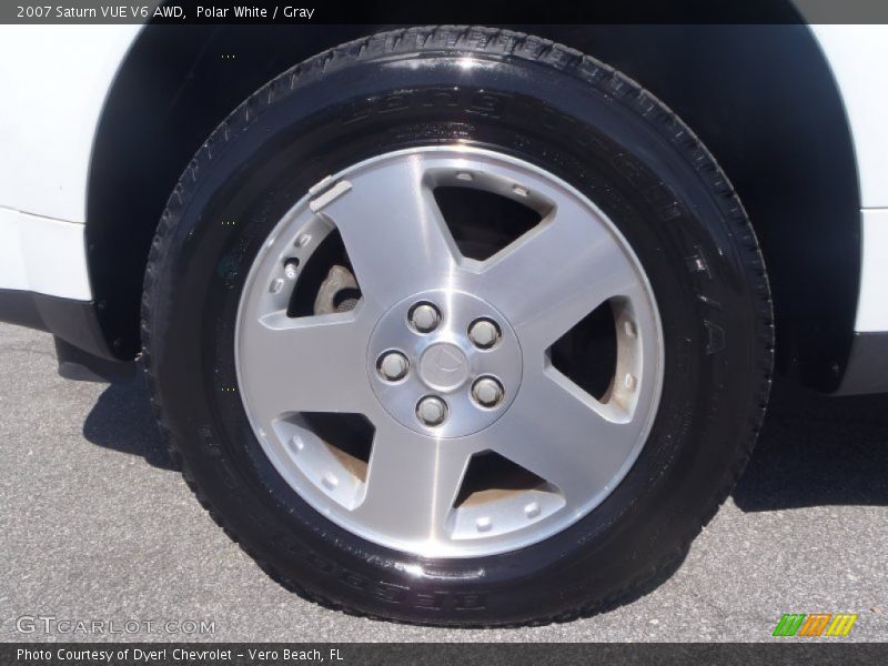 Polar White / Gray 2007 Saturn VUE V6 AWD