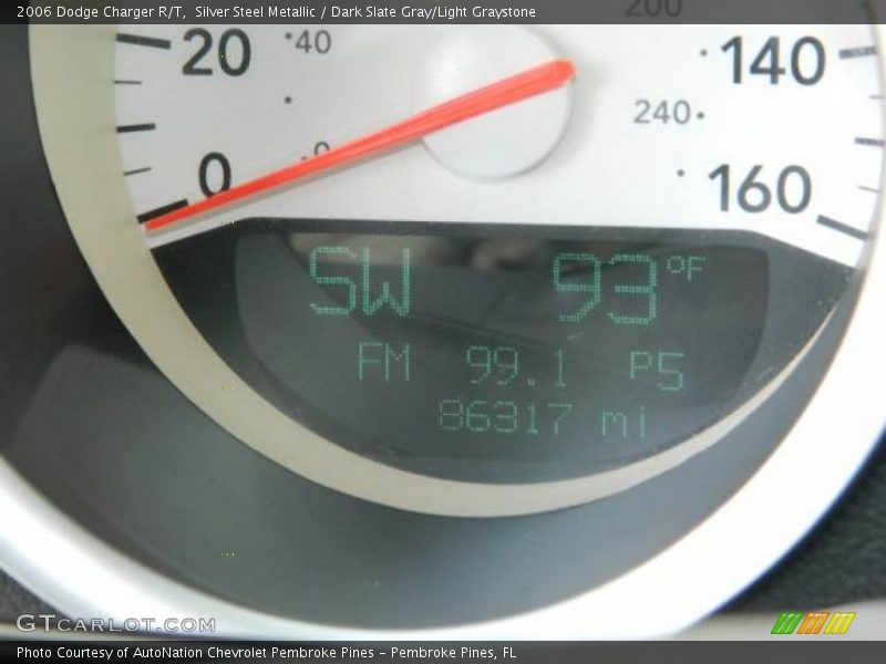 Silver Steel Metallic / Dark Slate Gray/Light Graystone 2006 Dodge Charger R/T