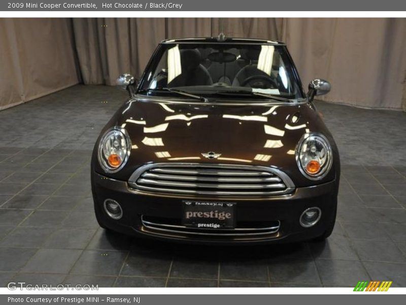 Hot Chocolate / Black/Grey 2009 Mini Cooper Convertible