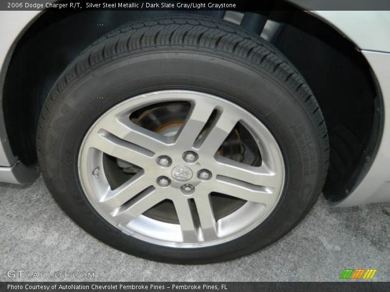 Silver Steel Metallic / Dark Slate Gray/Light Graystone 2006 Dodge Charger R/T