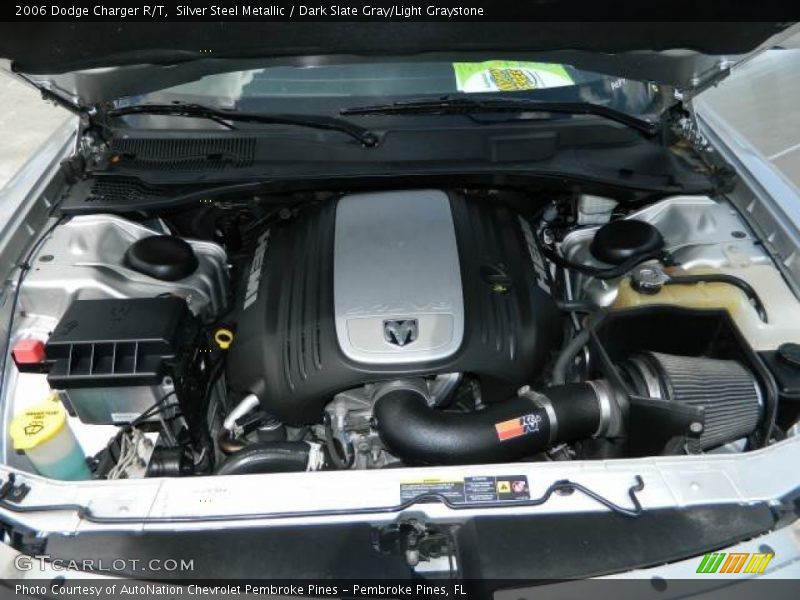 Silver Steel Metallic / Dark Slate Gray/Light Graystone 2006 Dodge Charger R/T