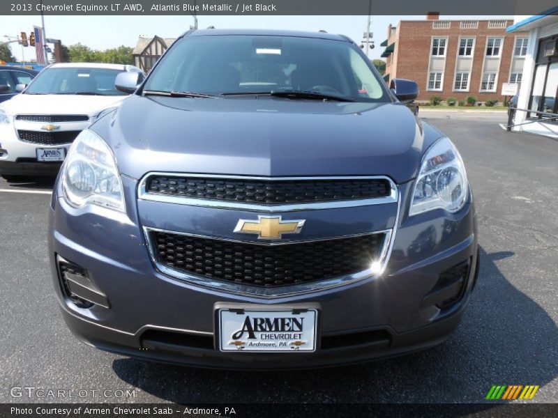 Atlantis Blue Metallic / Jet Black 2013 Chevrolet Equinox LT AWD