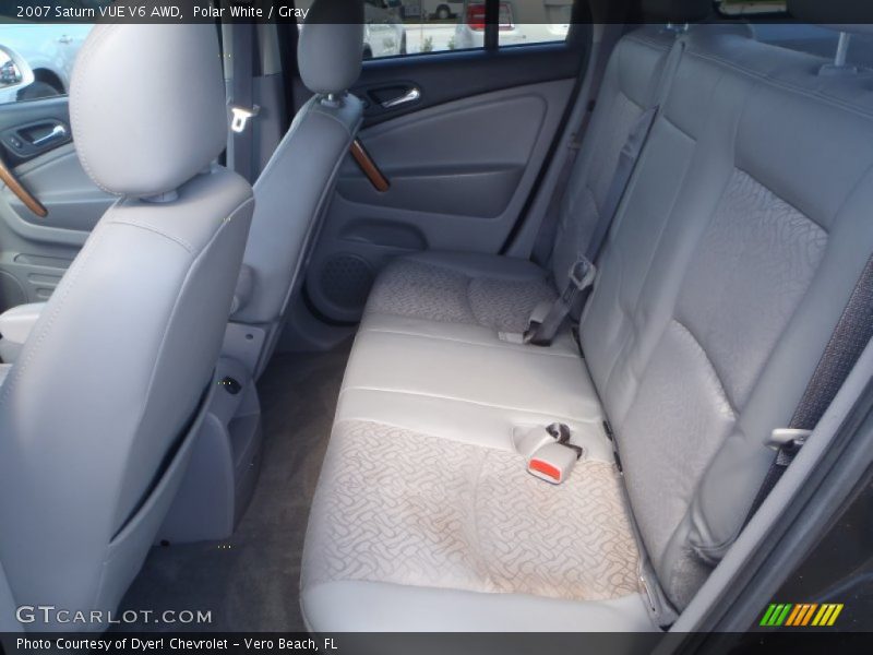 Polar White / Gray 2007 Saturn VUE V6 AWD
