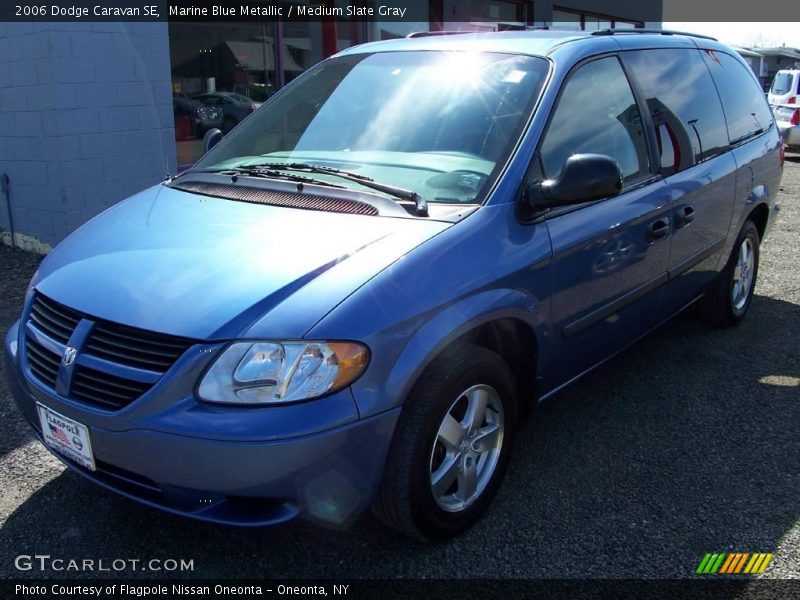 Marine Blue Metallic / Medium Slate Gray 2006 Dodge Caravan SE