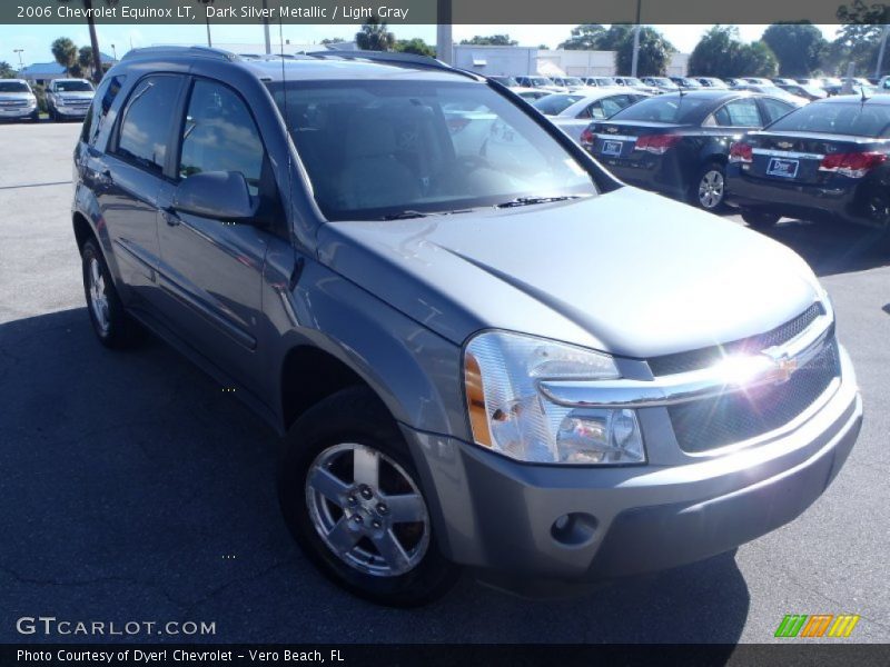 Dark Silver Metallic / Light Gray 2006 Chevrolet Equinox LT