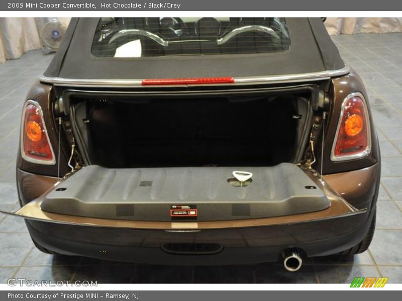 Hot Chocolate / Black/Grey 2009 Mini Cooper Convertible
