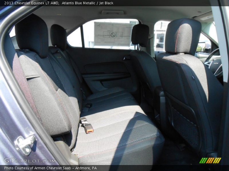 Atlantis Blue Metallic / Jet Black 2013 Chevrolet Equinox LT AWD