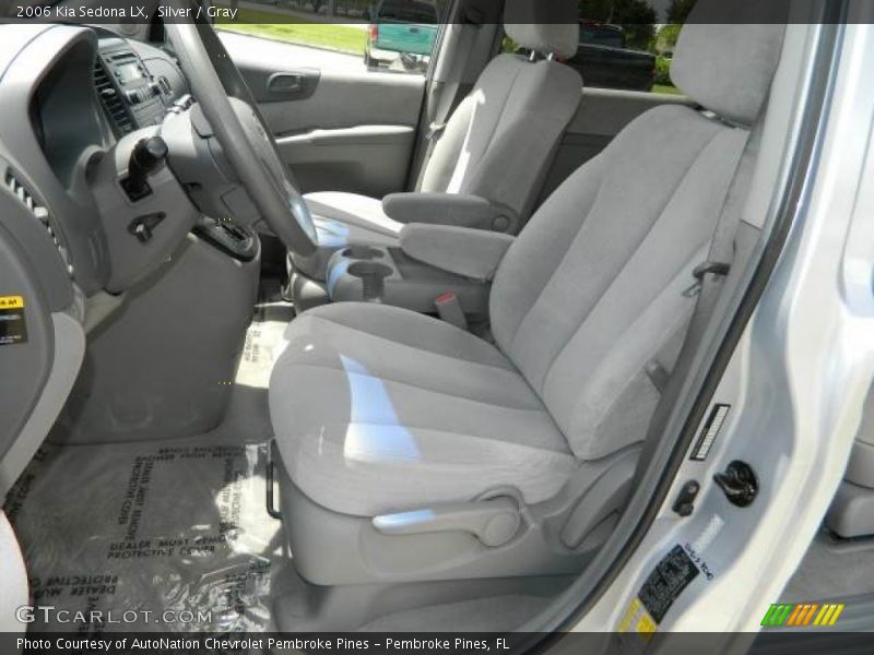 Silver / Gray 2006 Kia Sedona LX