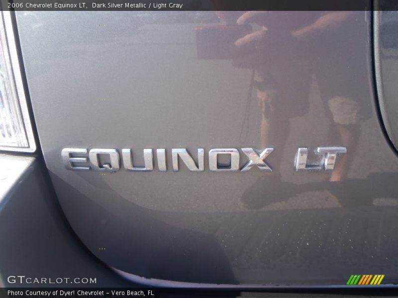 Dark Silver Metallic / Light Gray 2006 Chevrolet Equinox LT