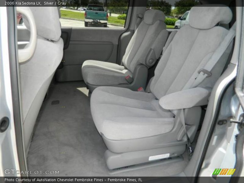 Silver / Gray 2006 Kia Sedona LX