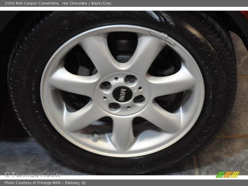 Hot Chocolate / Black/Grey 2009 Mini Cooper Convertible