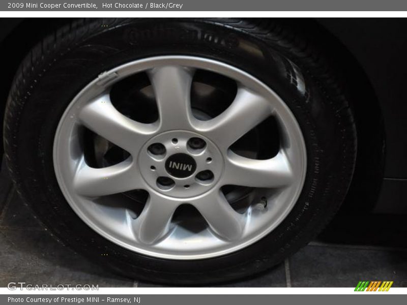 Hot Chocolate / Black/Grey 2009 Mini Cooper Convertible