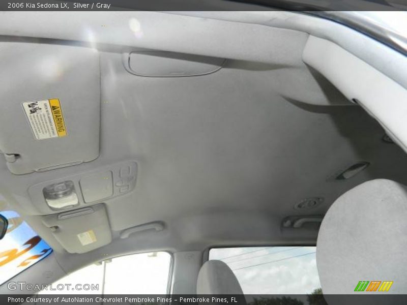 Silver / Gray 2006 Kia Sedona LX