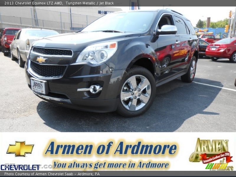 Tungsten Metallic / Jet Black 2013 Chevrolet Equinox LTZ AWD