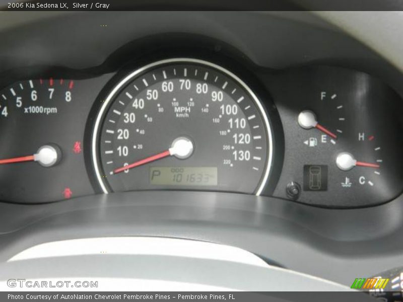 Silver / Gray 2006 Kia Sedona LX