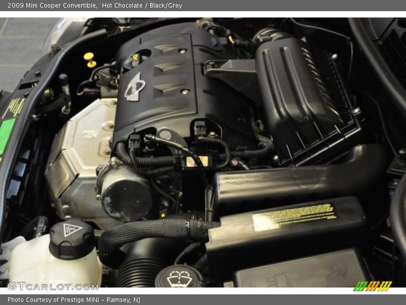 Hot Chocolate / Black/Grey 2009 Mini Cooper Convertible