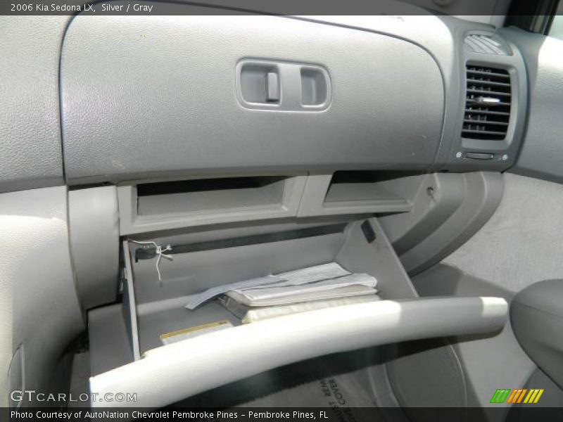 Silver / Gray 2006 Kia Sedona LX