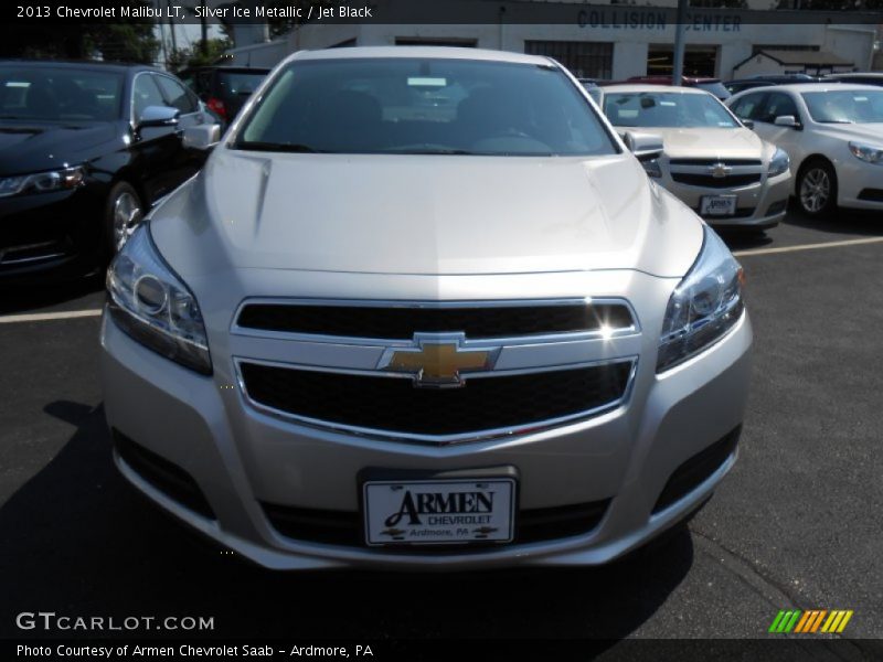 Silver Ice Metallic / Jet Black 2013 Chevrolet Malibu LT