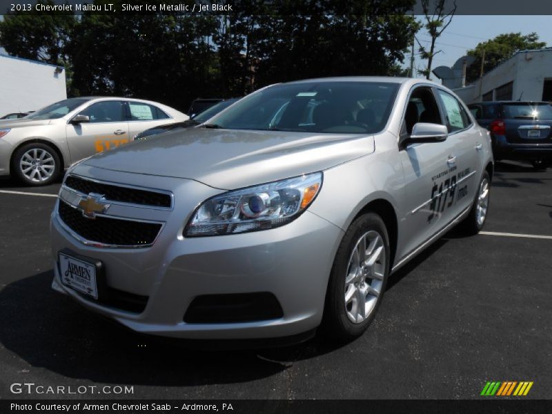 Silver Ice Metallic / Jet Black 2013 Chevrolet Malibu LT