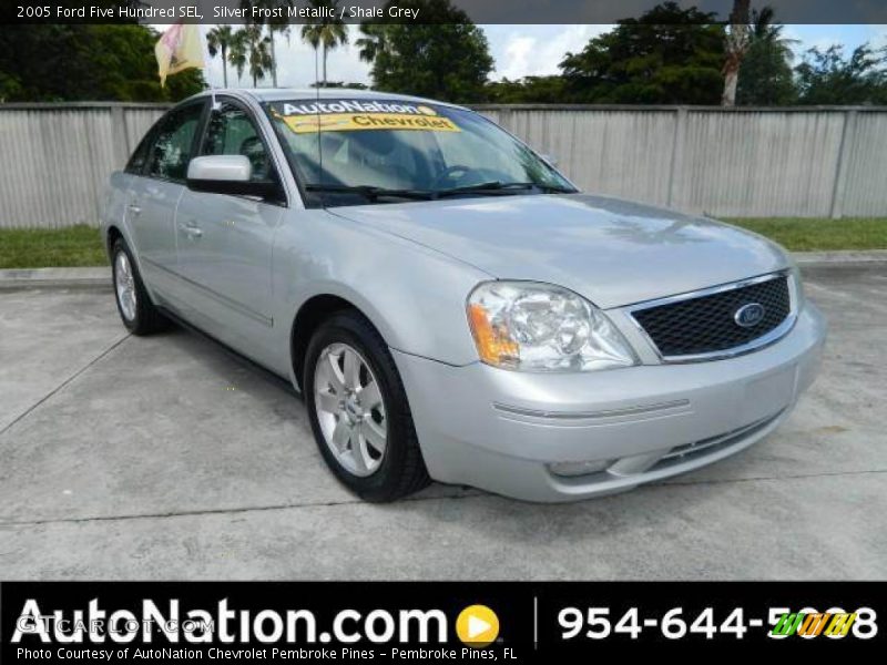 Silver Frost Metallic / Shale Grey 2005 Ford Five Hundred SEL